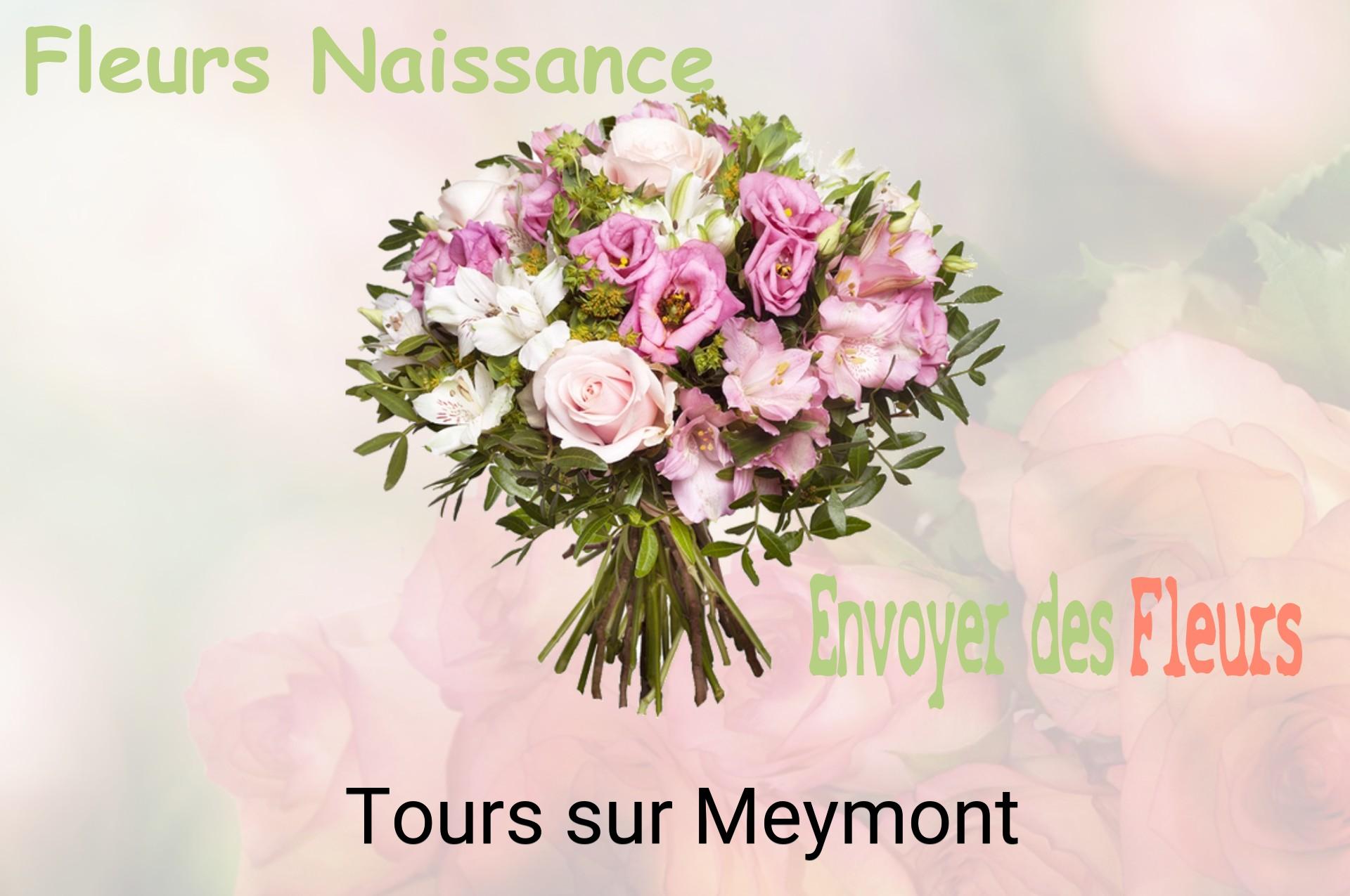 Bouquet de fleurs de naissance livré à Tours-sur-Meymont
